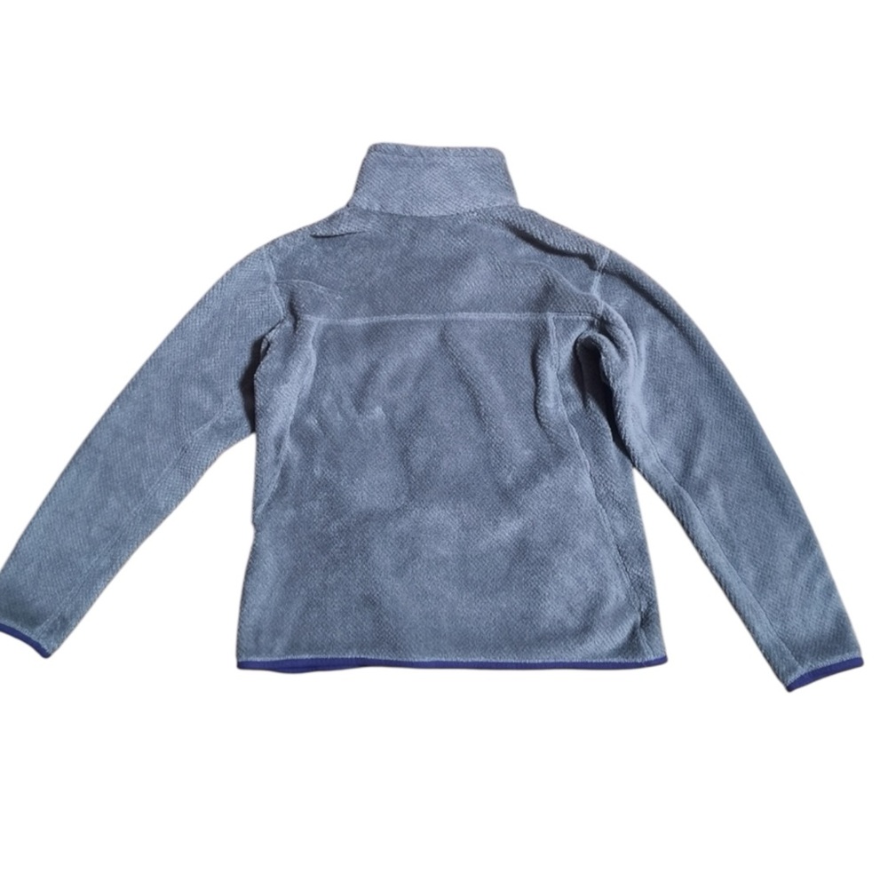 PATAGONIA Fleece Pullover in Gray w/ Purple Accents Size Small - Picture 4 of 13